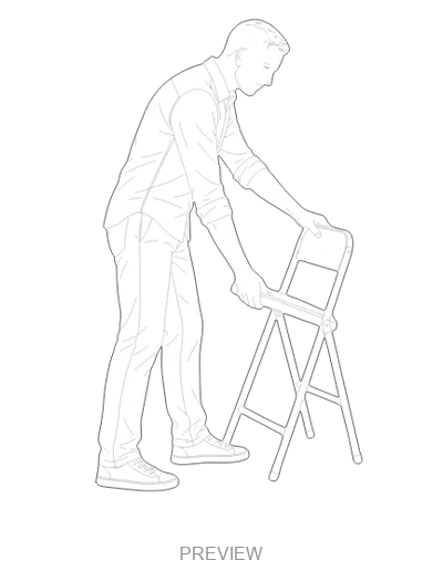 Preview: Unfolding a chair