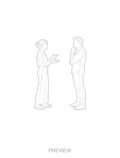 Preview: Two people talking