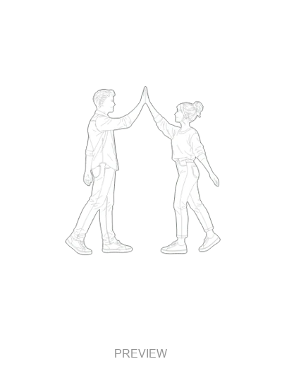 Preview: Giving a high five