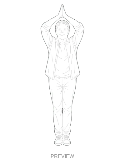 Preview: Yoga with raised arms