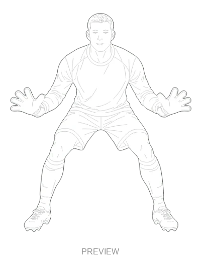 Preview: Football goalkeeper