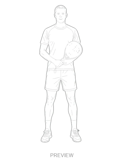 Preview: Padel ready stance