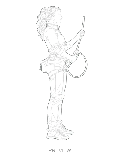 Preview: Climber belaying