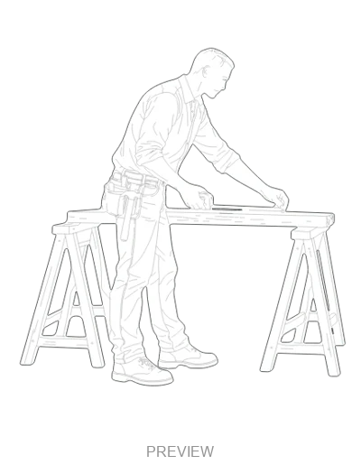 Preview: Carpenter measuring
