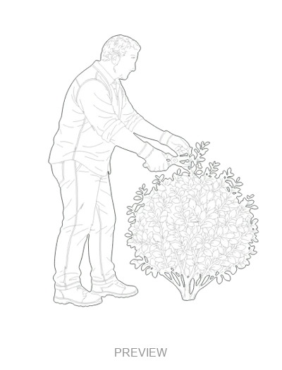 Preview: Gardener pruning