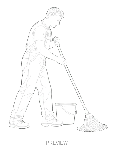 Preview: Cleaner at work