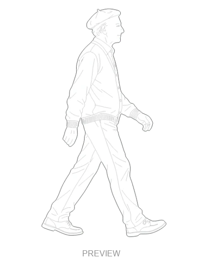 Preview: Walking in a beret