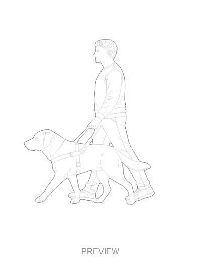 Preview: Walking with a guide dog
