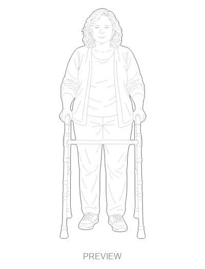 Preview: Walker front view