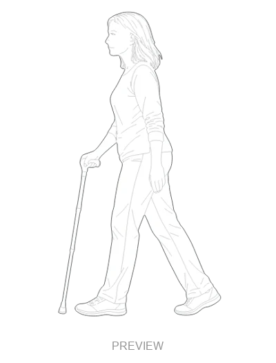 Preview: Everyday support with a cane